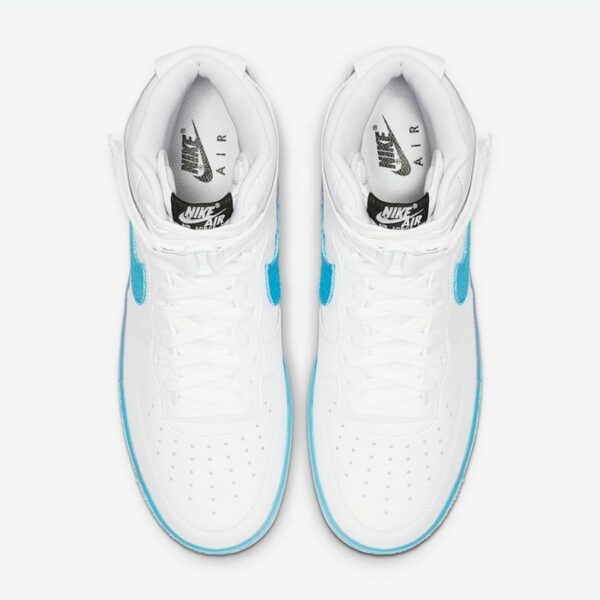 Nike Air Force 1 High 'Gradient White Blue Fury Ember Glow' - Зображення 3