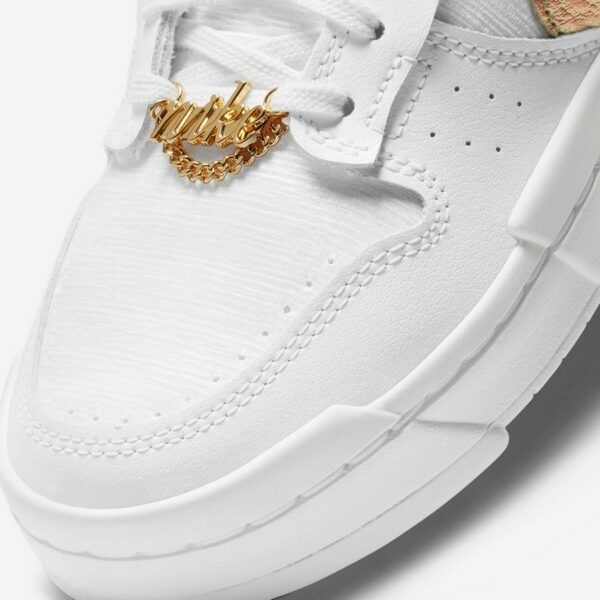 Nike Dunk Low Disrupt “White Metallic Gold” (W) - Зображення 7