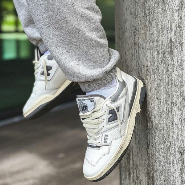 Aim? Leon Dore x New Balance 550 'Silver' - Зображення 6
