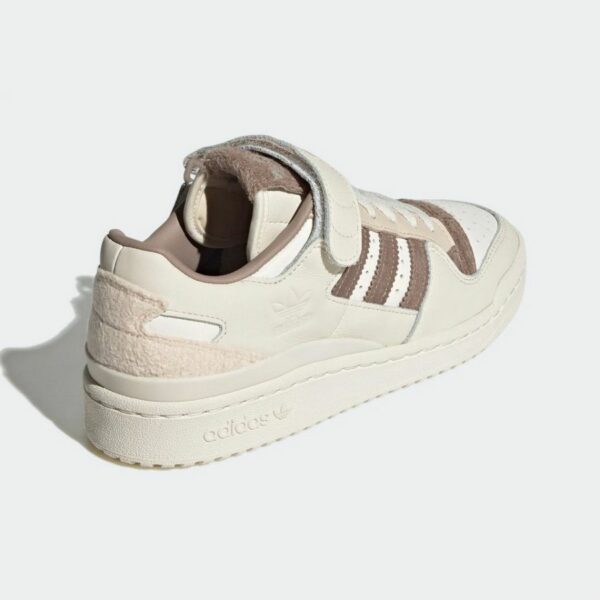 adidas Forum Low Fleece White Brown - Зображення 8