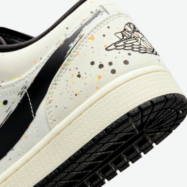 Air Jordan 1 Low 'Brushstroke Swoosh - Paint Splatter' - Зображення 8