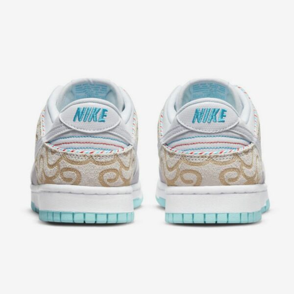 Nike Dunk Low "Barber Shop" Grey - Зображення 6