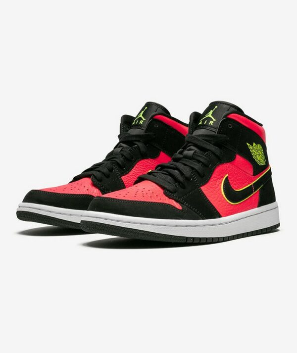 Air Jordan 1 Mid “Black Hot Punch” (W) - Зображення 2