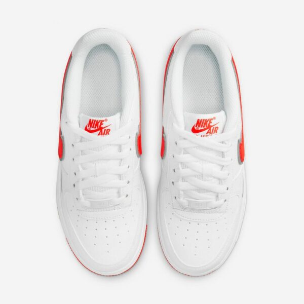 Nike Air Force 1 Low "White Habanero Red Mini Swoosh" - Зображення 4