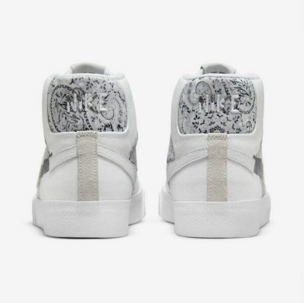 Nike SB Zooom Blazer Mid Edge Floral White Grey - Зображення 5