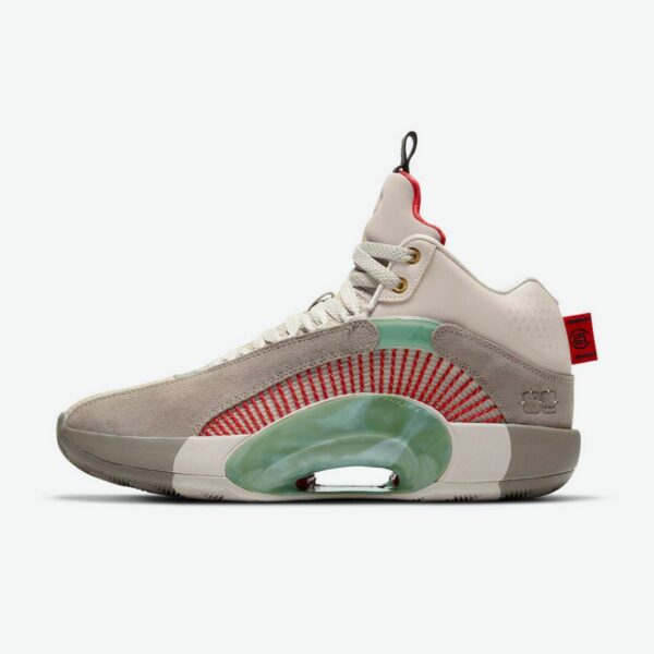 CLOT x Air Jordan 35 'Sepia Stone'