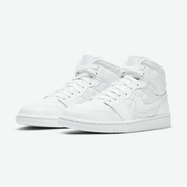 Air Jordan 1 Mid SE 'White Quilted' (W) - Зображення 3