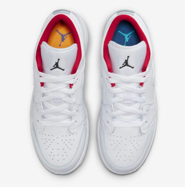 Air Jordan 1 Low GS "White/Red" - Зображення 2