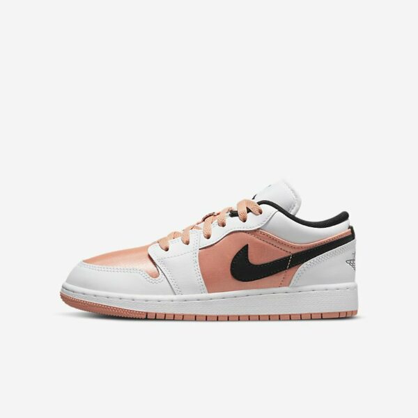 Air Jordan 1 Low White Light Madder Root (GS)