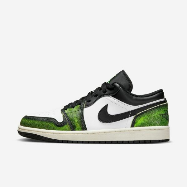 Air Jordan 1 Low "Black Electric Green”