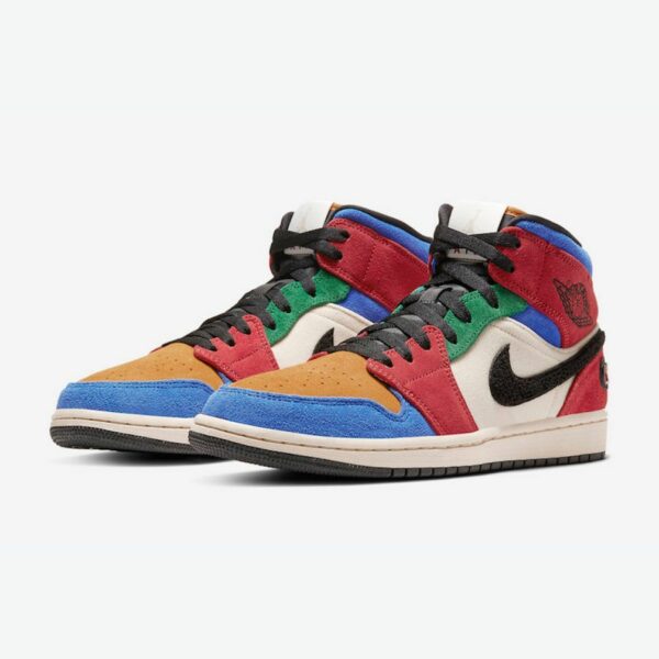Blue The Great x Air Jordan 1 Mid 'Fearless' - Зображення 3