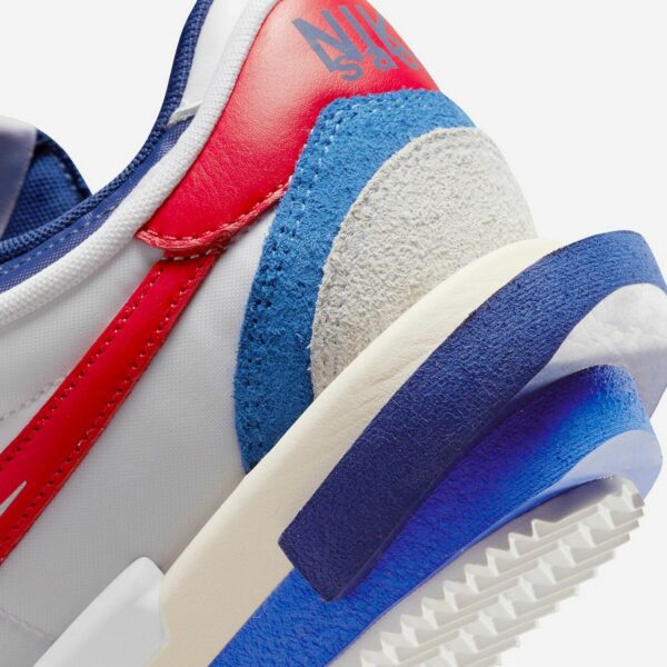 Sacai x Nike Cortez 4.0 "White University Red Blue" - Зображення 8