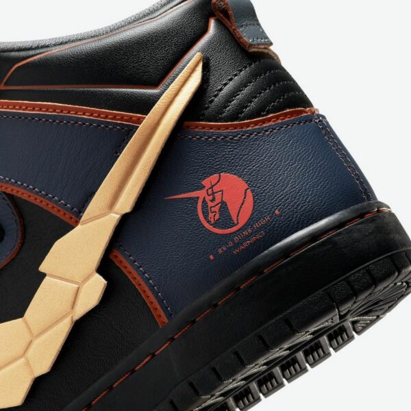 Gundam x Nike Dunk High SB 'Project Unicorn - Banshee Norn' - Зображення 8