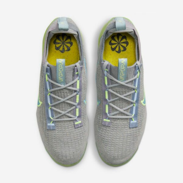 Nike Vapormax Flyknit 2021 "Particle Grey Liquid Lime" - Зображення 4