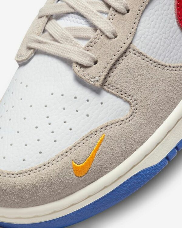 Nike Dunk Low Light Iron Ore Red Blue - Зображення 8