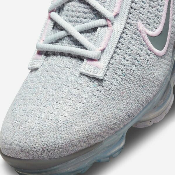 Nike Vapormax Flyknit 2021 "White Metallic Silver" (W) - Зображення 7