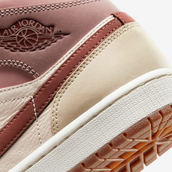 Air Jordan 1 Mid SE 'Dark Pony Smoky Mauve' (W) - Зображення 8