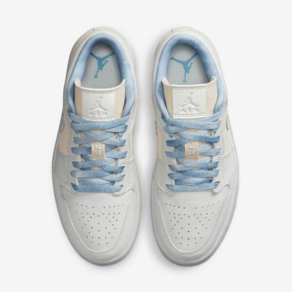 Air Jordan 1 Low Canvas Grey Cream (W) - Зображення 2