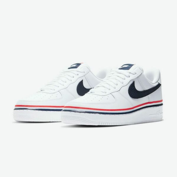 Nike Air Force 1 Low "Ribbon White Blue" - Зображення 3
