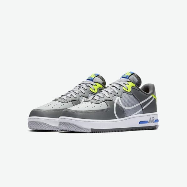 Nike Air Force 1 React "Wolf Gray" - Зображення 3