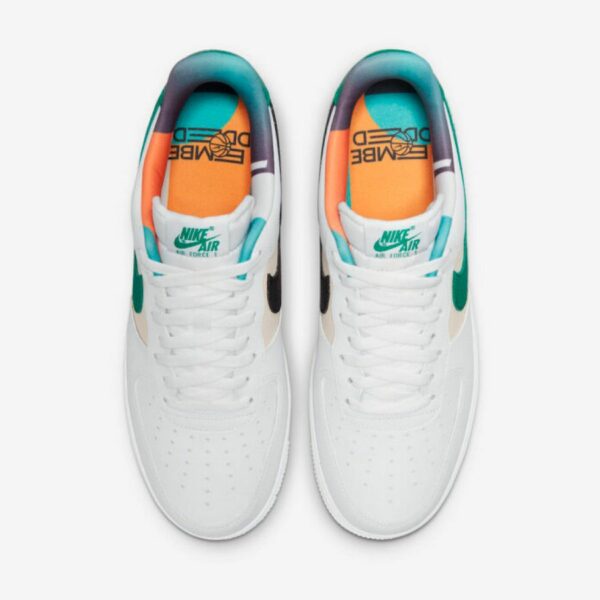 Nike Air Force 1 Low EMB White Malachite - Зображення 2