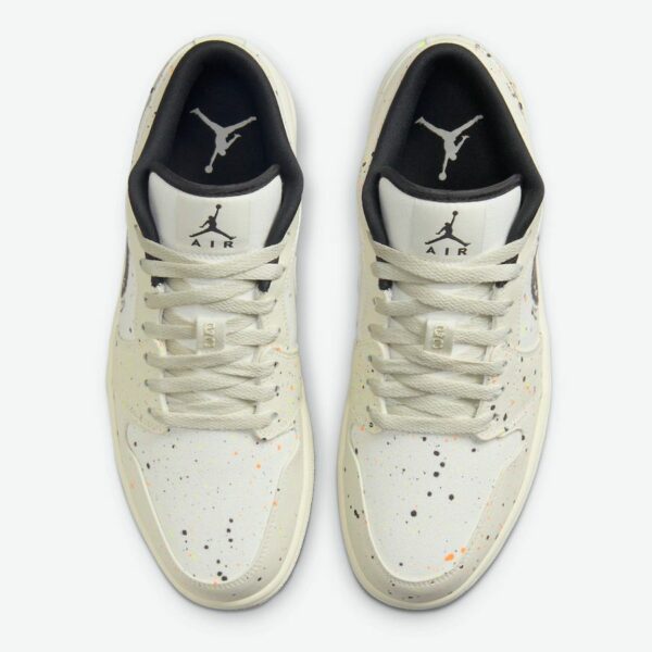 Air Jordan 1 Low 'Brushstroke Swoosh - Paint Splatter' - Зображення 4