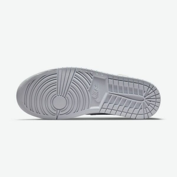 Air Jordan 1 Mid 'White Khaki Blue Void' - Зображення 6