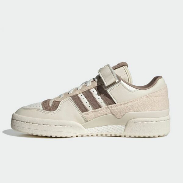 adidas Forum Low Fleece White Brown - Зображення 3