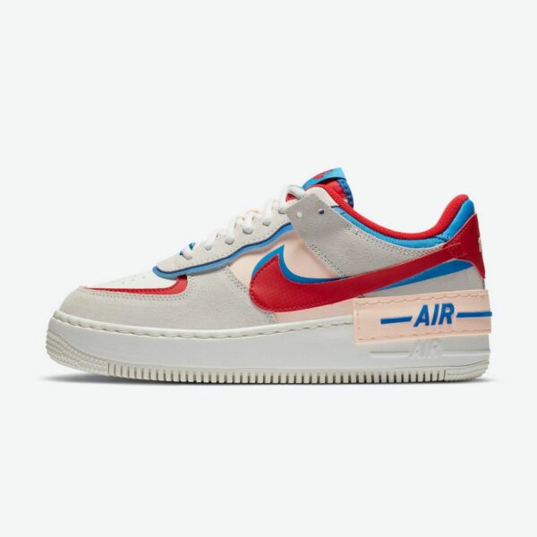 Nike Air Force 1 Shadow "Sail Royal Red" (W)