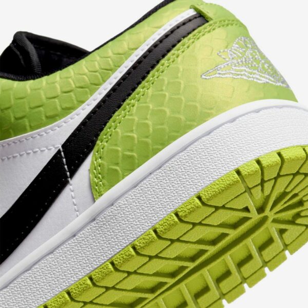 Air Jordan 1 Low Snakeskin Vivid Green (W) - Зображення 8