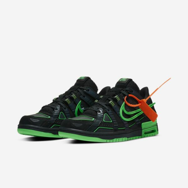 Off-White X Nike Rubber Dunk “Green Strike” - Зображення 4