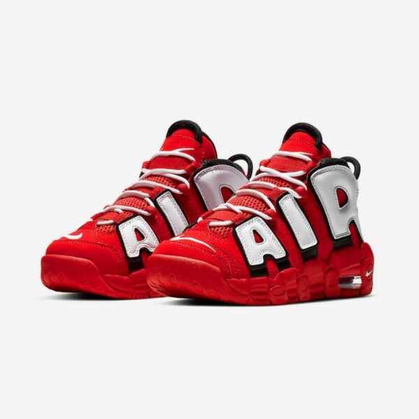 Nike Air More Uptempo University Red Black White - Зображення 5