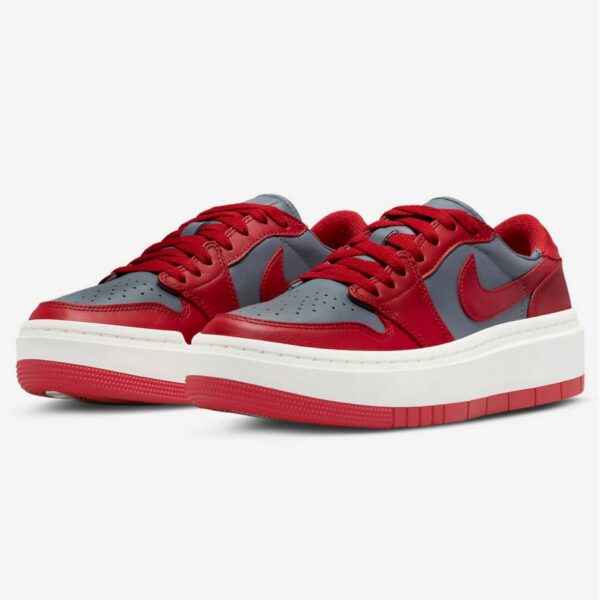 Air Jordan 1 Low Elevate Red Grey - Зображення 3