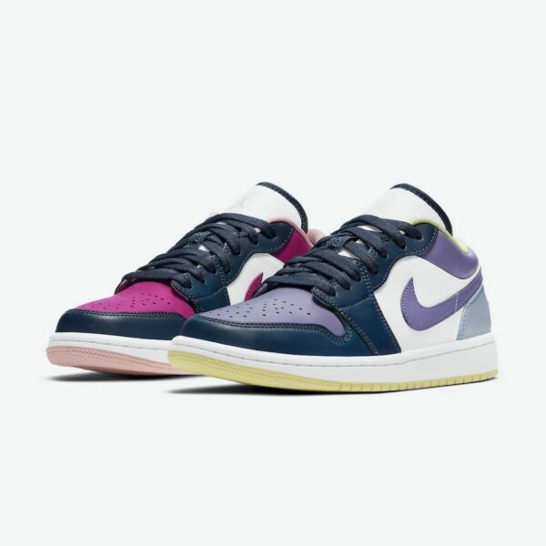 Air Jordan 1 Low SE 'Mismatched - Purple Magenta' (W) - Зображення 3