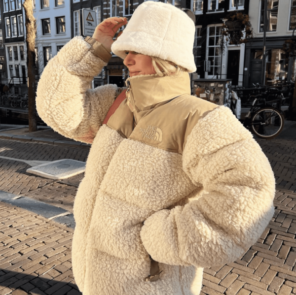 The North Face Nuptse Sherpa Jacket “Beige”