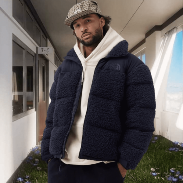 The North Face Nuptse Sherpa Jacket “Aviator Navy”