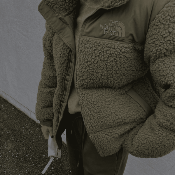 The North Face Nuptse Sherpa Jacket “Burnt Olive”