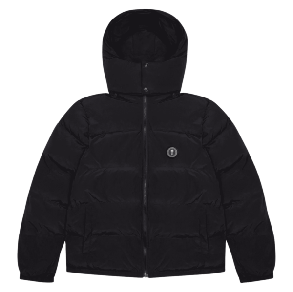 TRAPSTAR IRONGATE DETACHABLE HOODED PUFFER JACKET - BLACK - Зображення 4