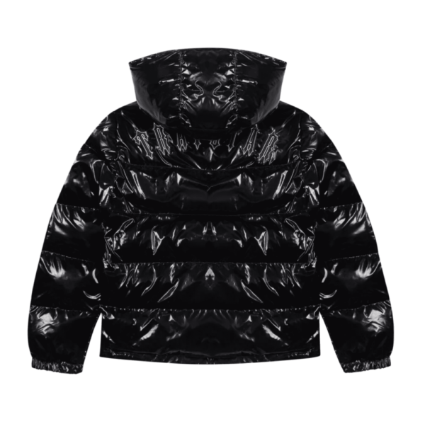 TRAPSTAR IRONGATE DETATCHABLE HOODED PUFFER JACKET - SHINY BLACK - Зображення 3