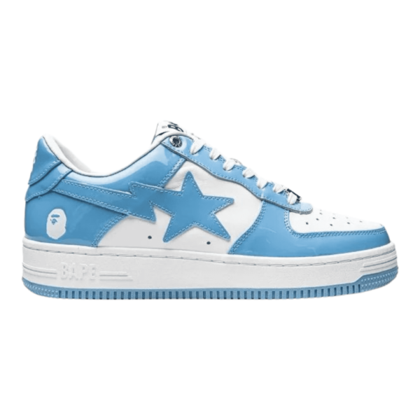 A Bathing Ape Bape Sta Patent Leather Light Blue - Зображення 3