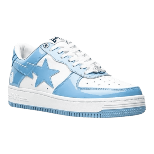 A Bathing Ape Bape Sta Patent Leather Light Blue - Зображення 4