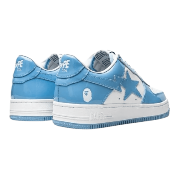 A Bathing Ape Bape Sta Patent Leather Light Blue - Зображення 2