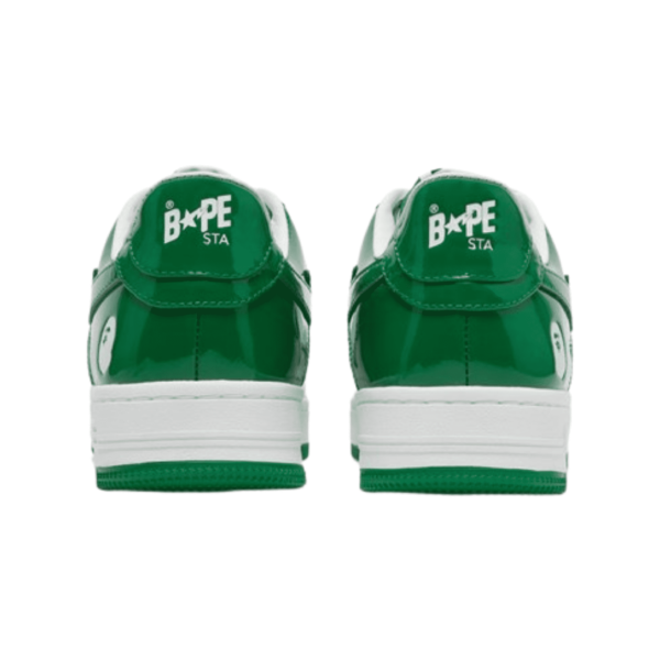 A Bathing Ape Bape Sta Patent Leather  Green - Зображення 2