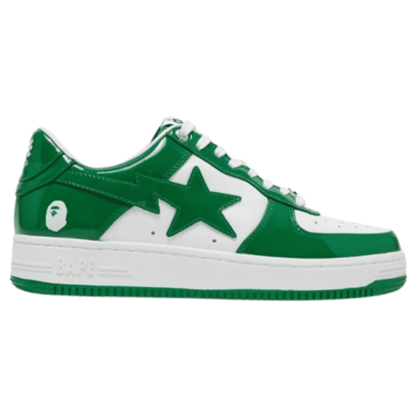A Bathing Ape Bape Sta Patent Leather  Green - Зображення 3