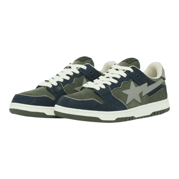 Bape Sk8 Sta Low Navy Green
