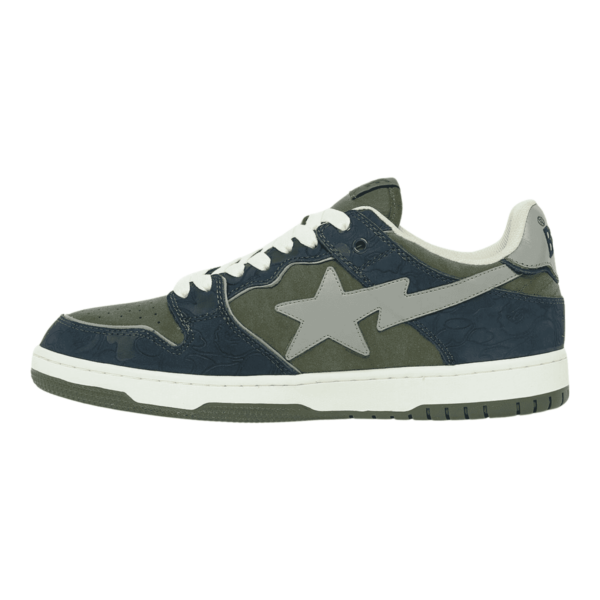 Bape Sk8 Sta Low Navy Green - Зображення 4