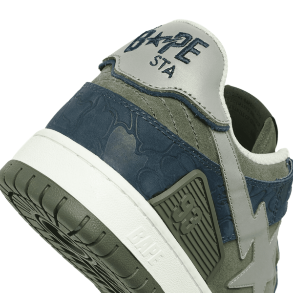 Bape Sk8 Sta Low Navy Green - Зображення 7