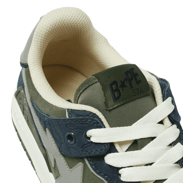 Bape Sk8 Sta Low Navy Green - Зображення 5