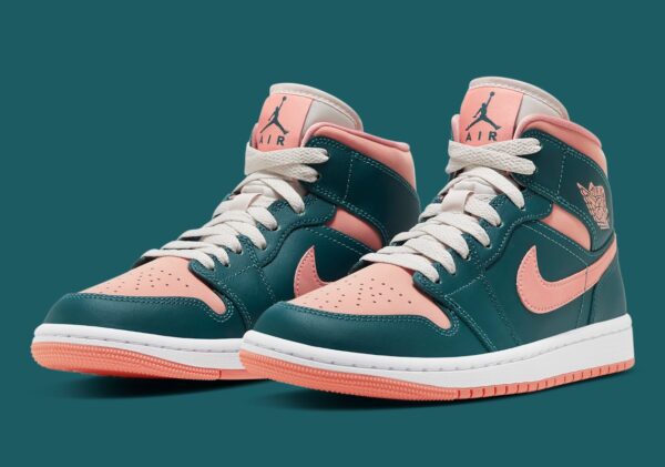 Air Jordan 1 Mid Dark Teal Green (W) - Зображення 6