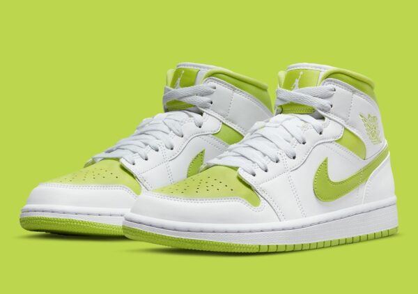 Air Jordan 1 Mid White Lime (W)